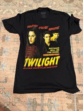 American Classics Twilight Graphic Short Sleeve Tee - Black NWOT